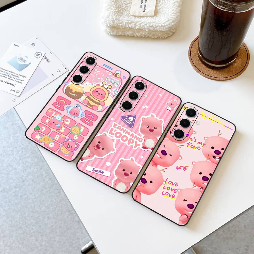 Phone Cases Loopy - 한국산 잔망 L-루피 폰 케이스 삼성