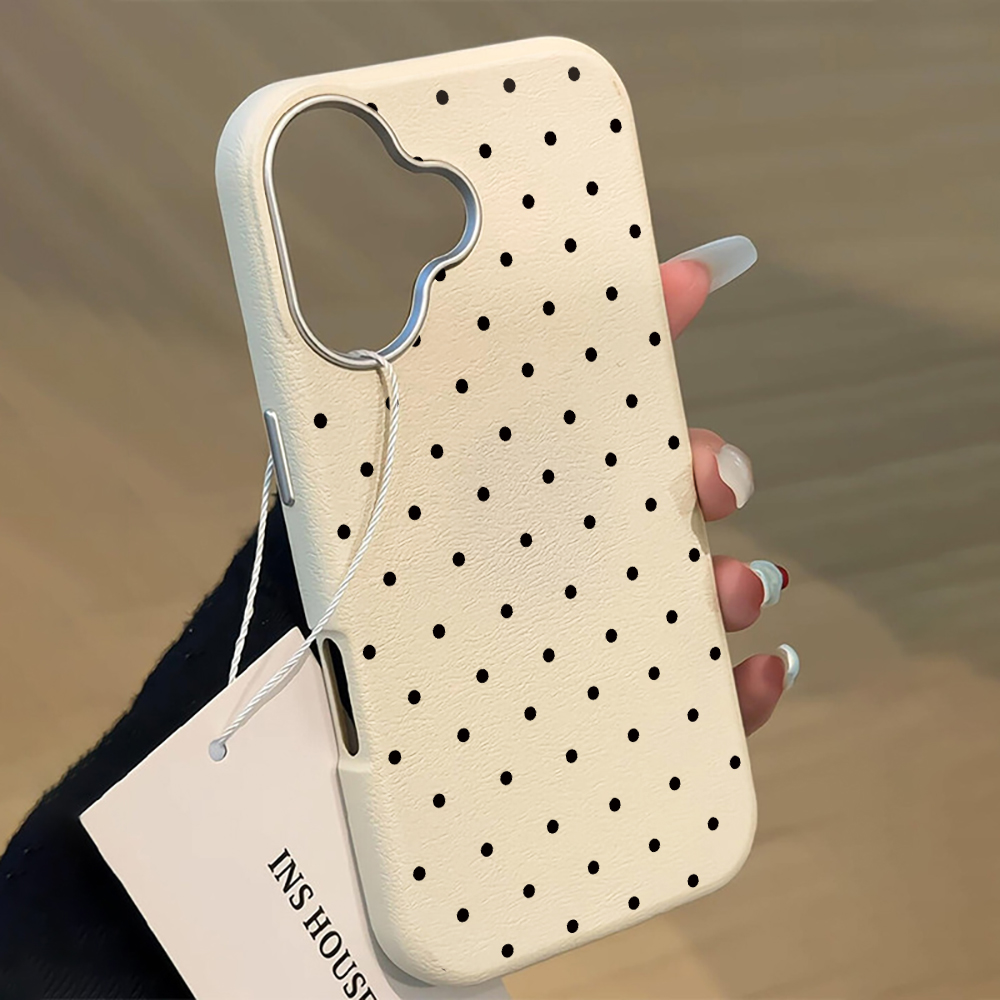 Phone Cases Trendy - 귀여운 물방울 무늬 아이폰 케이스 (16,