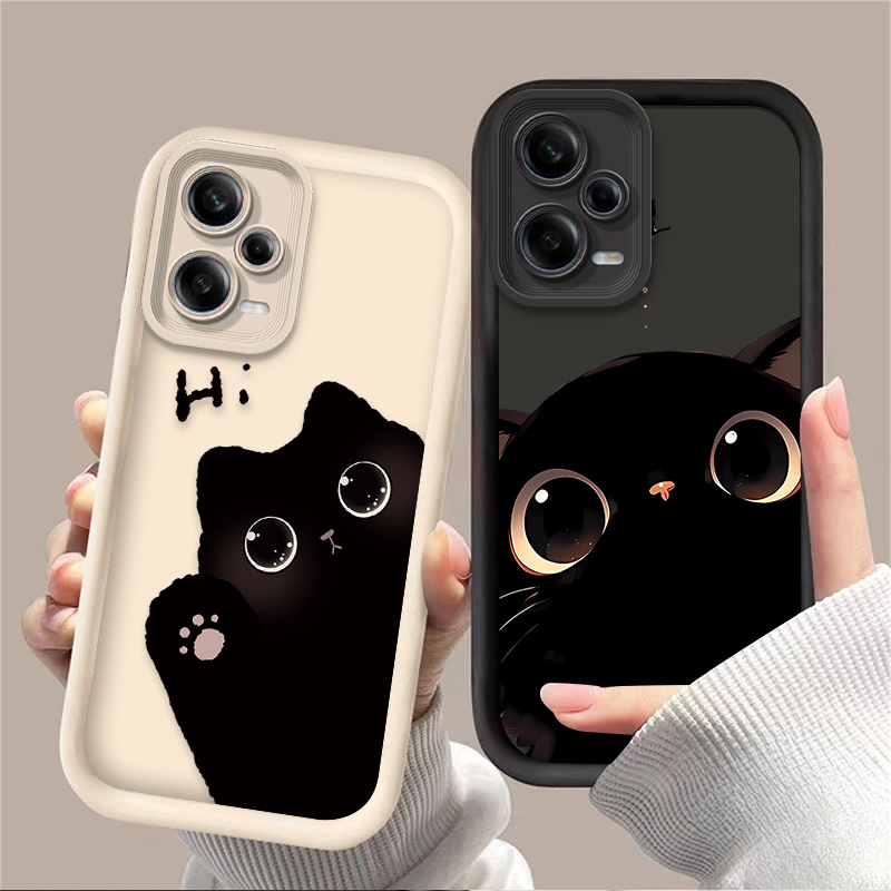 Phone Cases Redmi - 귀여운 큰 눈 고양이 폰 케이스