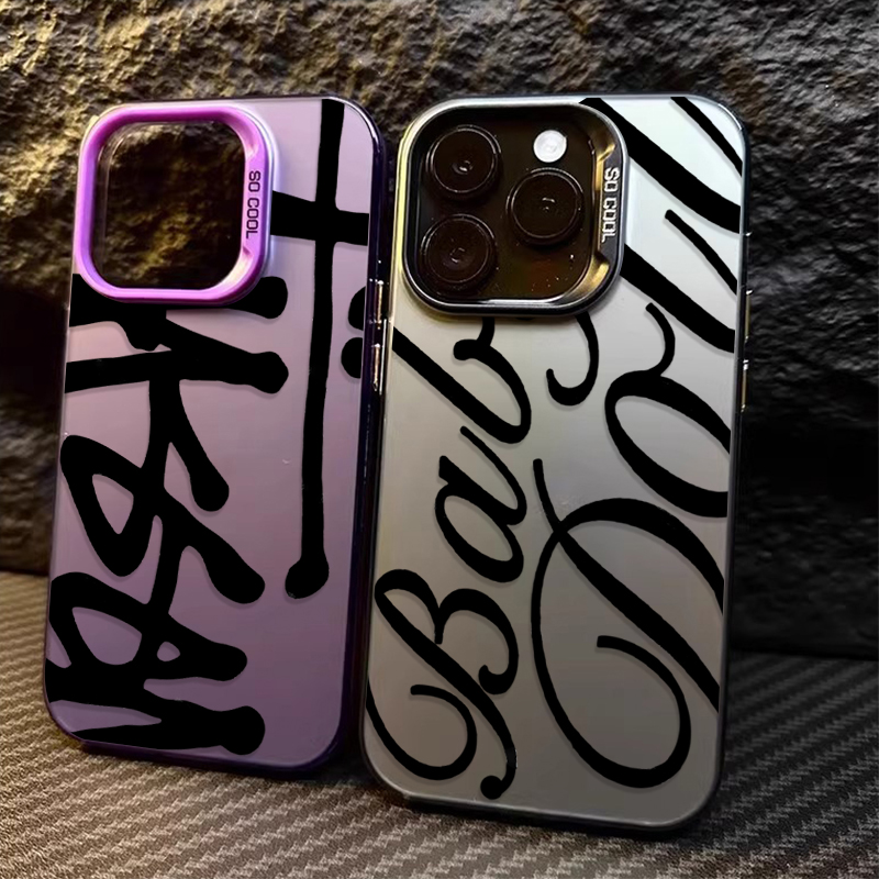 Phone Cases Trendy - 창의적인 패션 영문자 디자인 하드 폰