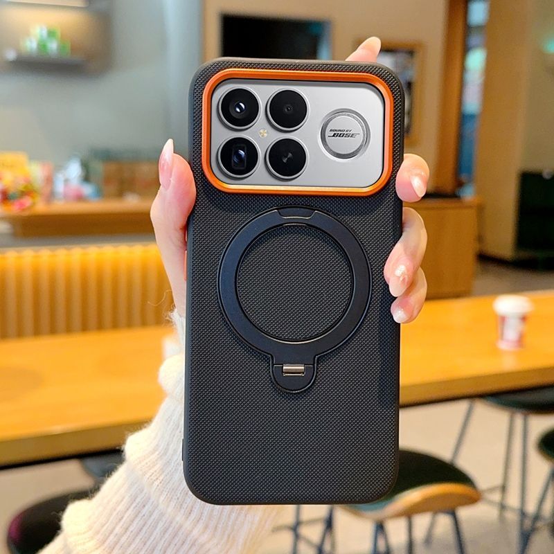 Ring Stand Case - Poco F8 Ultra F8 Pro 오렌지