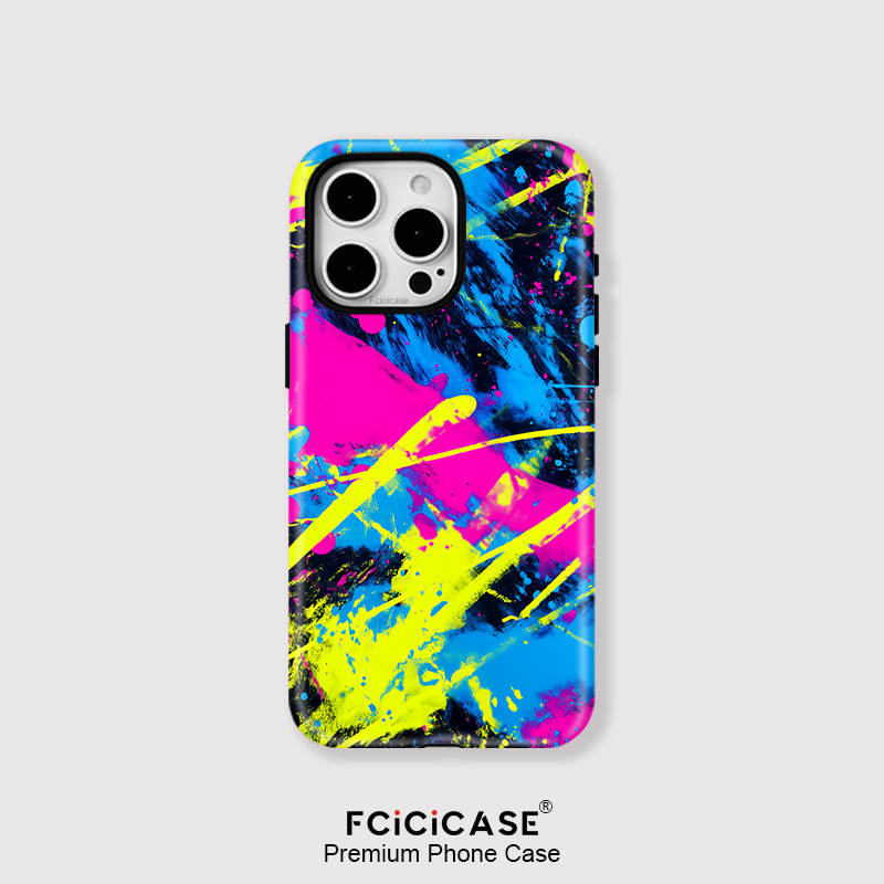 Phone Cases Drawing - 아이폰 16 프로 맥스 컬러풀 아트