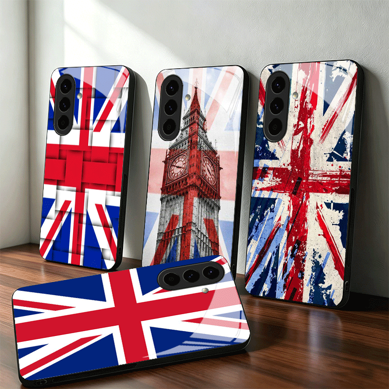 Phone Cases Uk Samsung - 유니온 잭 잉글랜드 영국 국기 유리