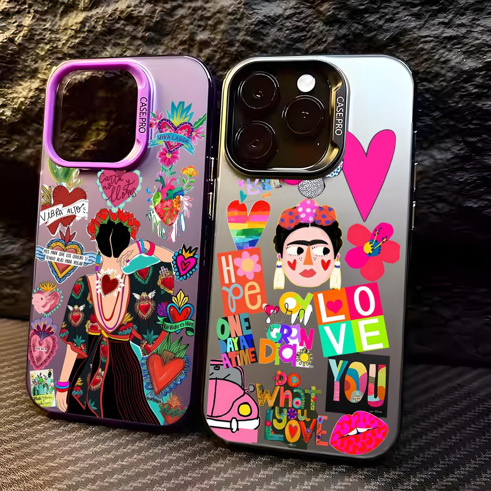Phone Cases Rugged - 프리다 칼로 디자인 아이폰 17 16
