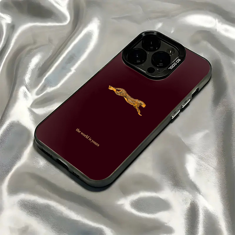 Phone Cases Trendy - 미니멀리스트 레오파드 폰 케이스 아이폰 17