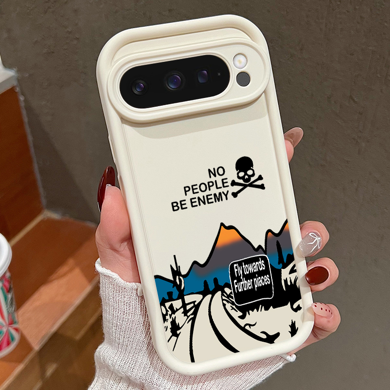 Phone Cases Google Pixel 9A - 산악 도로 패턴 휴대폰 케이스 (구글