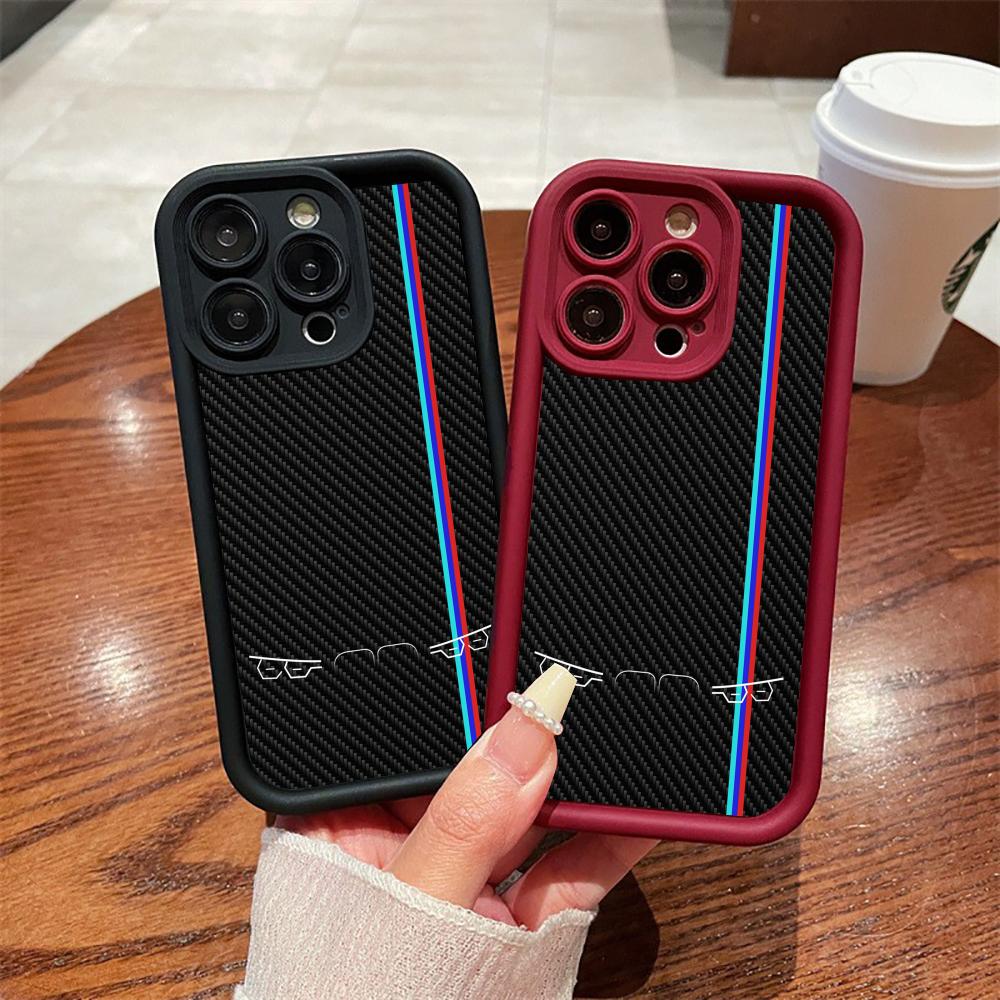 Phone Cases Rugged - 멋진 자동차 조명 카본 무광 폰