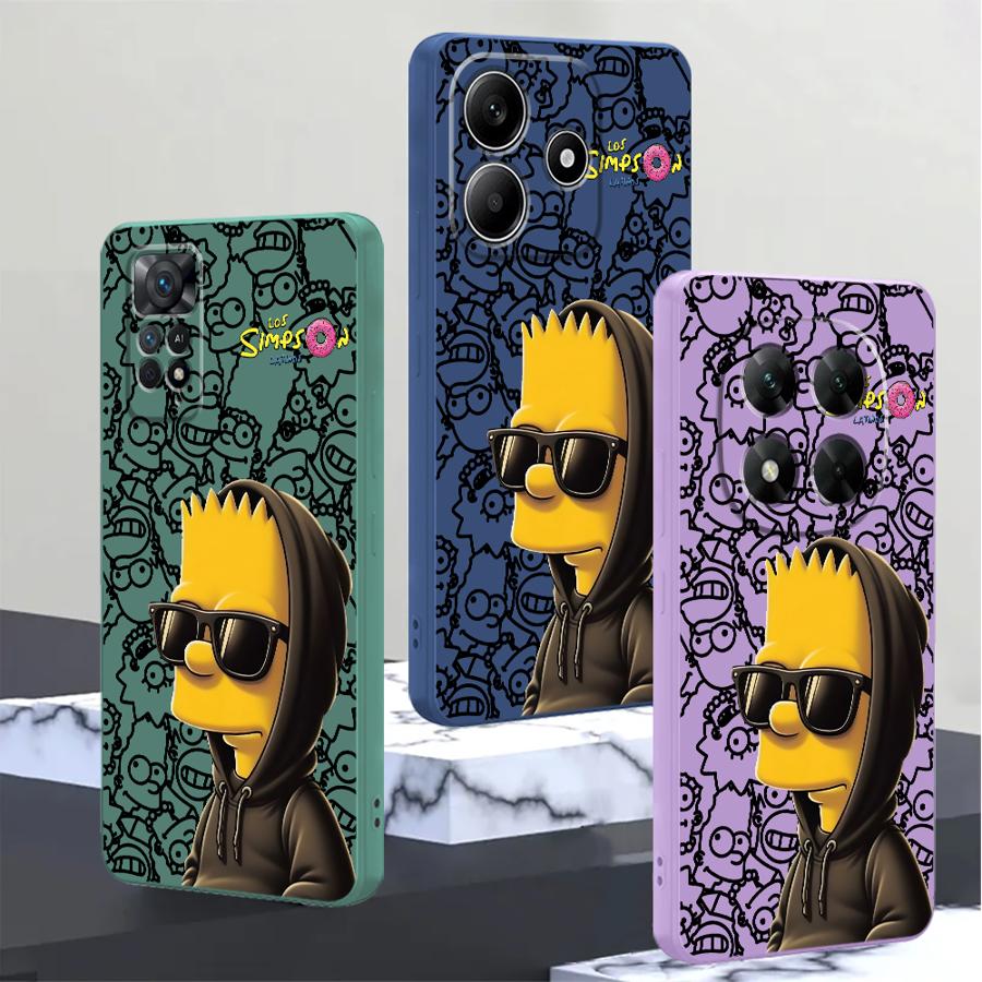Phone Cases Redmi - 심슨 가족 멋진 바트 케이스 (샤오미