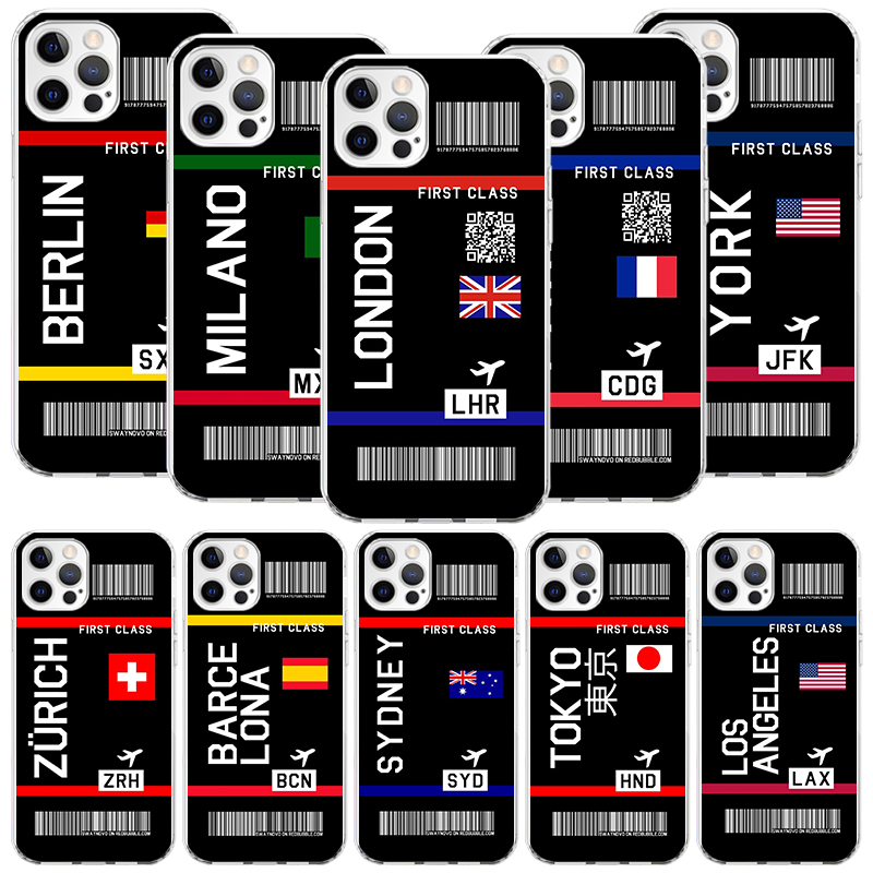 Phone Cases Aviation - 항공권 바코드 디자인 아이폰 17 에어