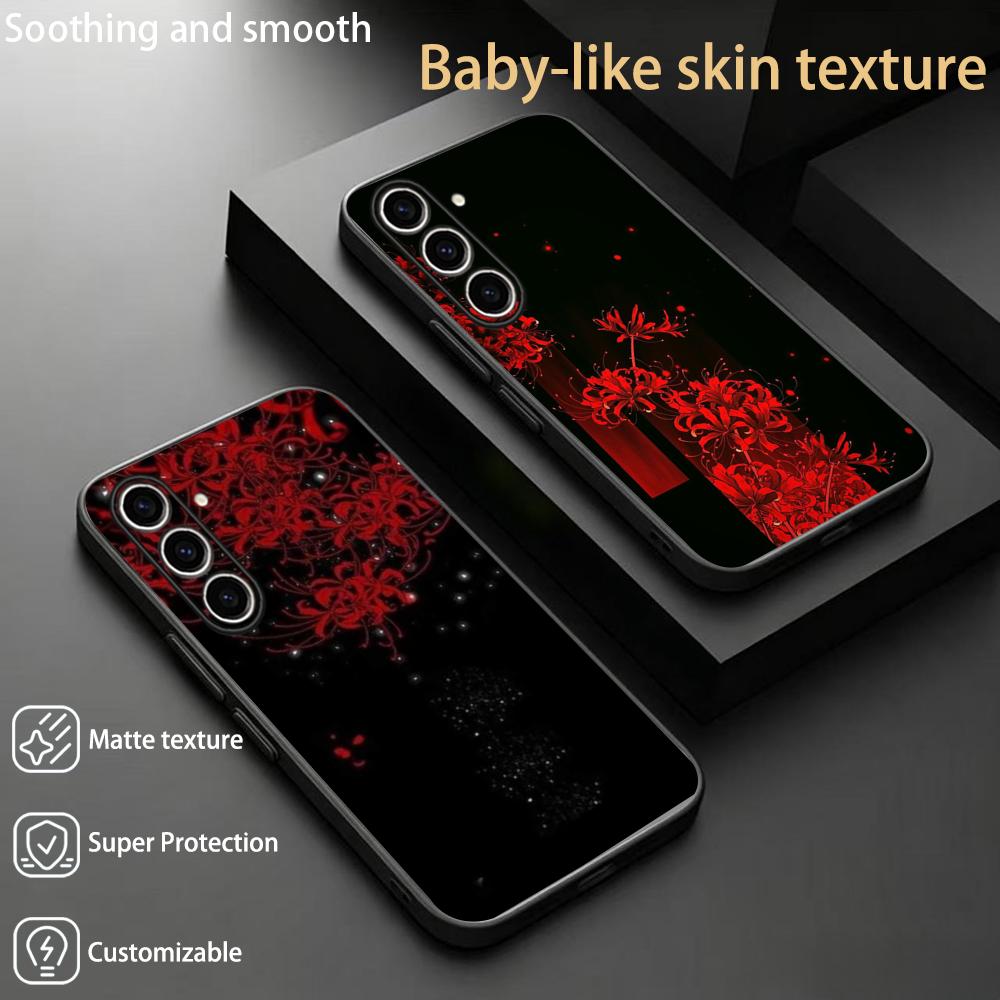 Phone Cases Trendy - 레드 스파이더 릴리 일본 예술 패션