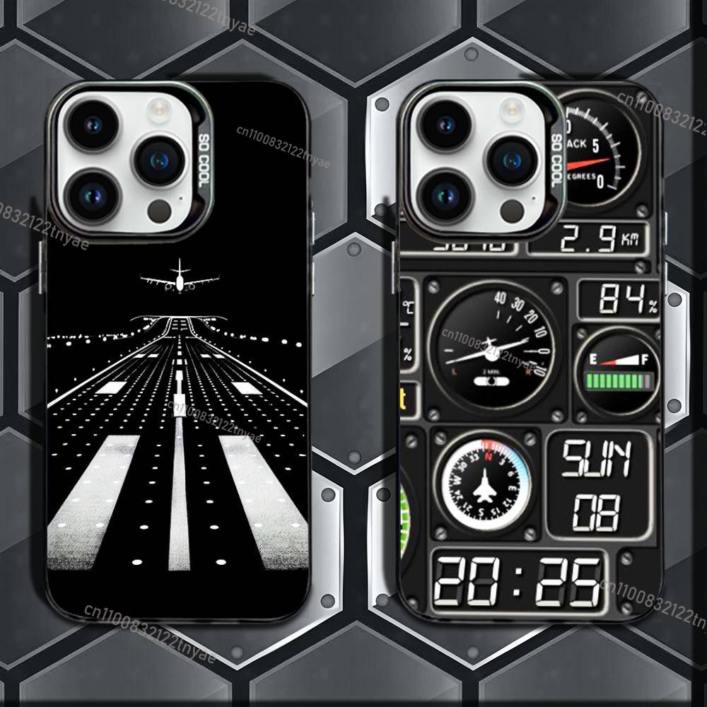 Phone Cases Aviation - 항공기 비행기 계기판 디자인 아이폰 17,16,15,14,13,12,11