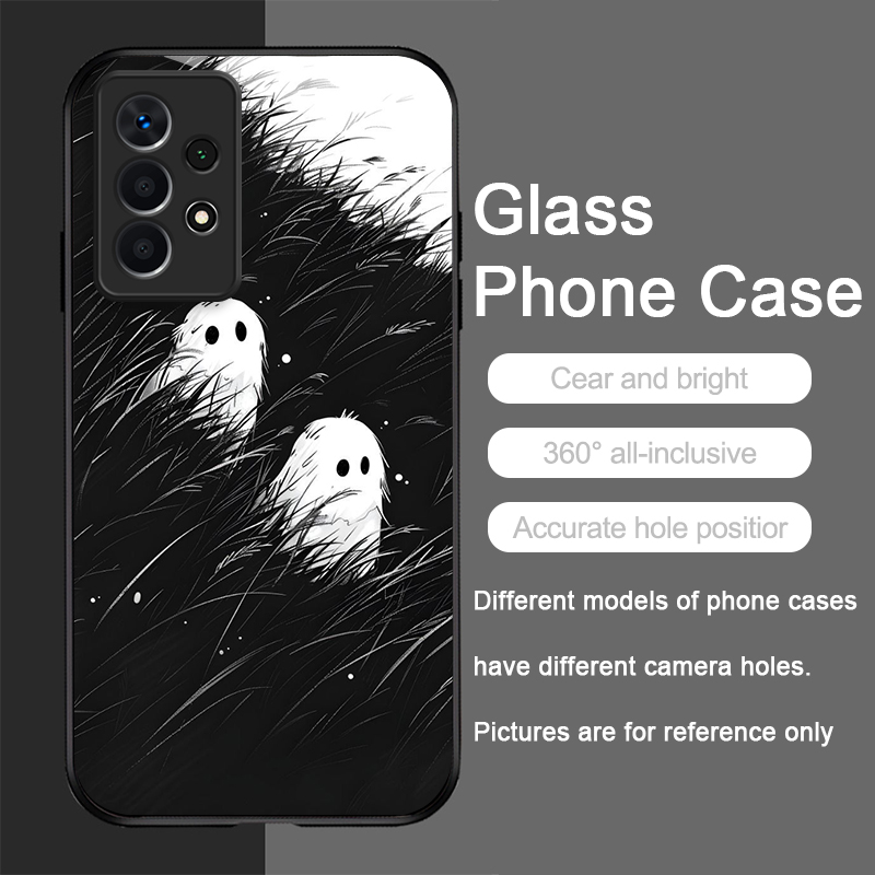 재미있는 유령 추상 예술 패턴 강화유리 폰 케이스 삼성 - Phone Cases Drawing 리뷰 및 가격
