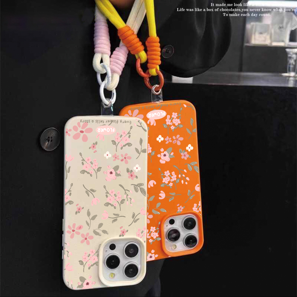 무광 플로럴 스트랩 로프 폰 케이스 (아이폰 17, 1 - Phone Cases With Straps 리뷰 및 가격