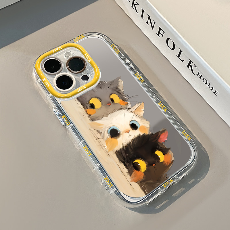 귀여운 새끼 고양이 사랑스러운 고양이 에어쿠션 미러 폰 - Phone Cases Drawing 리뷰 및 가격