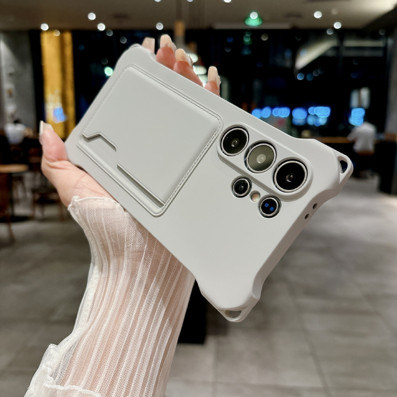액상 실리콘 지갑 카드 슬롯 사각 모서리 낙하 방지 폰 - Phone Cases With Wallet 리뷰 및 가격