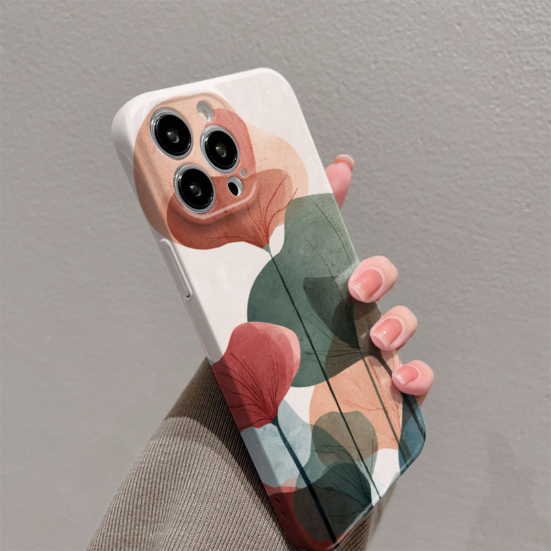 네이처 아트 리프 케이스 아이폰 17 16 15 14  - Phone Cases Drawing 리뷰 및 가격