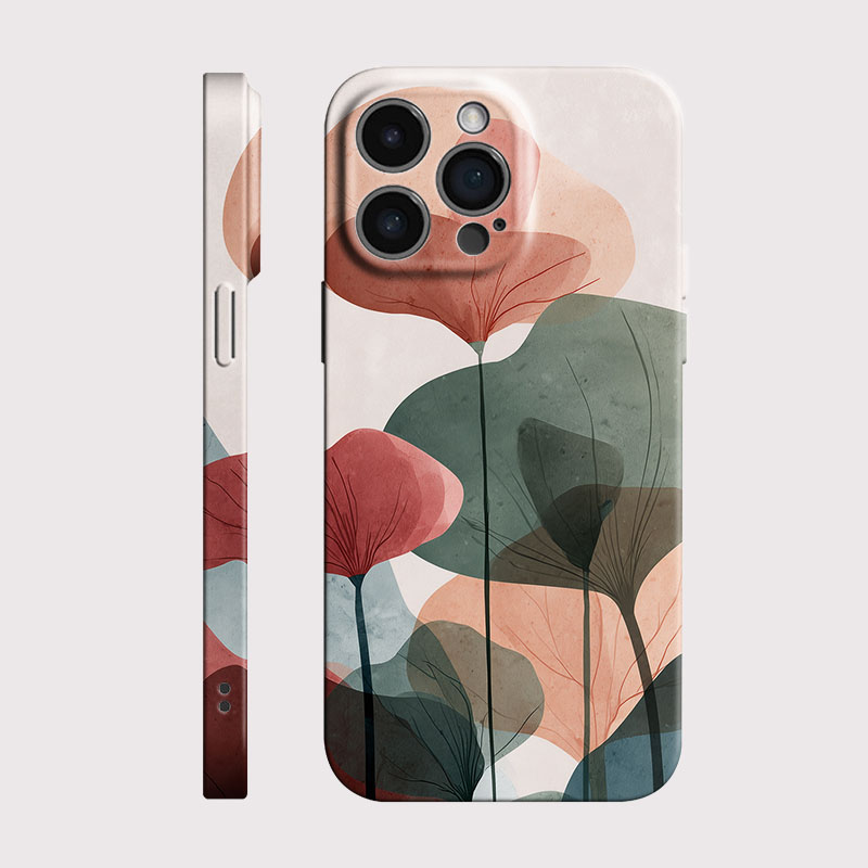 네이처 아트 리프 케이스 아이폰 17 16 15 14  - Phone Cases Drawing 리뷰 및 가격