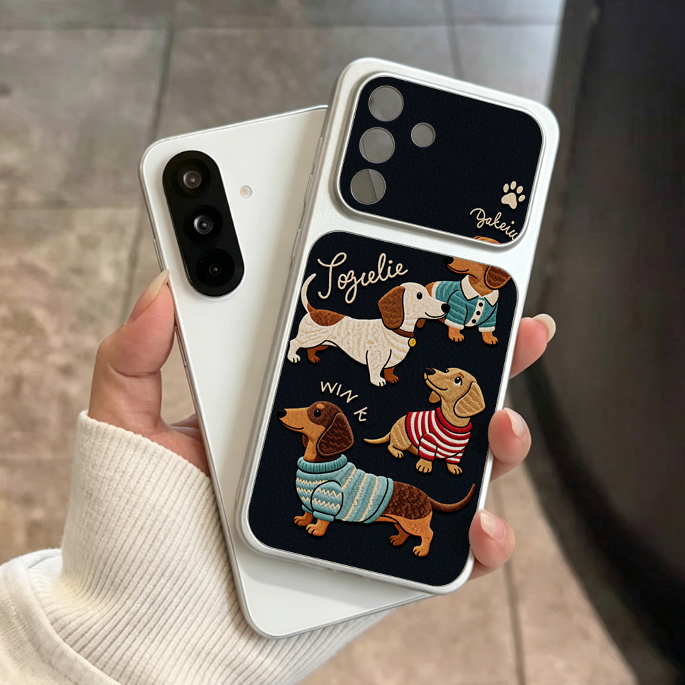 만화 닥스훈트 휴대폰 케이스 삼성 A56 A55 A57 - Phone Cases With Straps 리뷰 및 가격