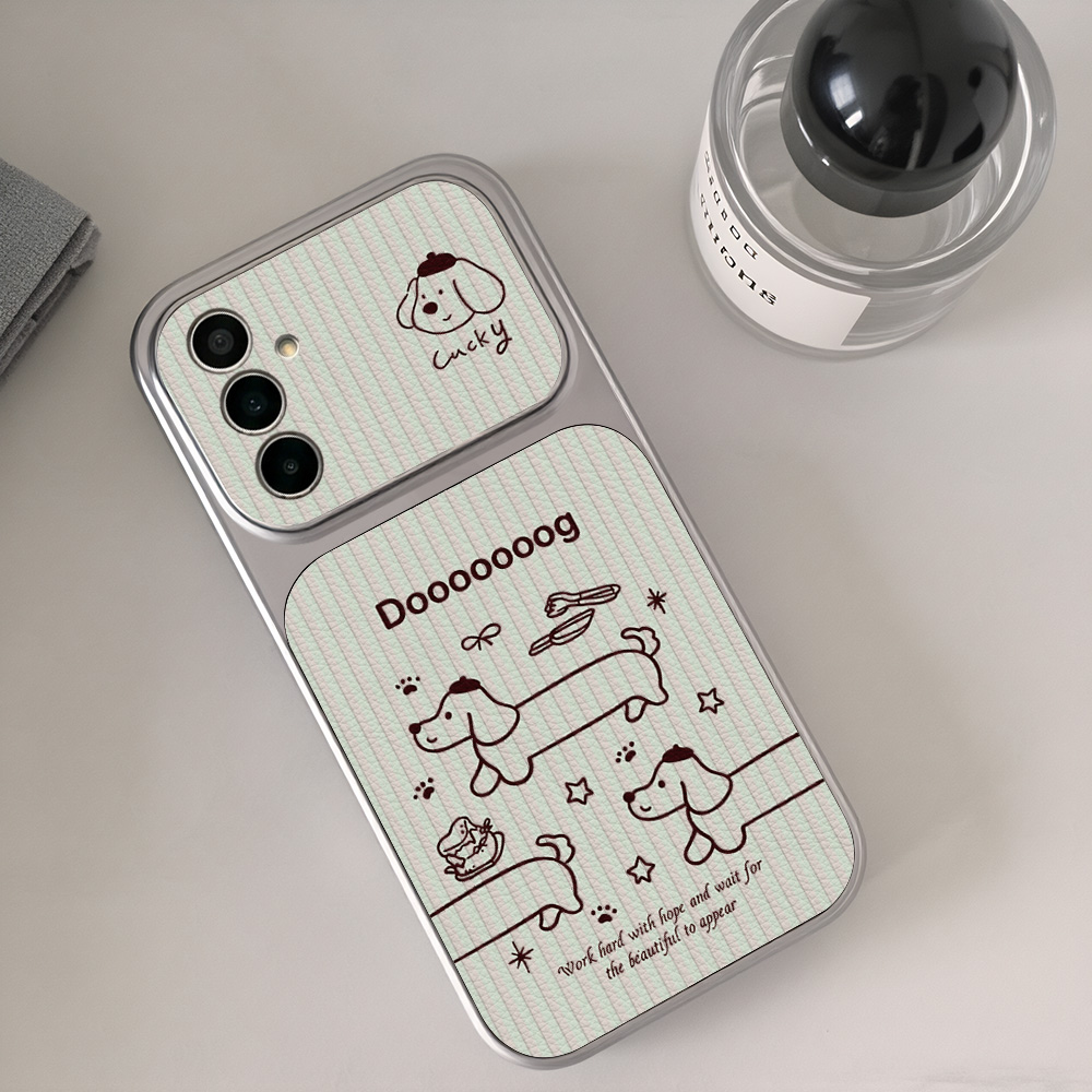 만화 닥스훈트 휴대폰 케이스 삼성 A56 A55 A57 - Phone Cases With Straps 리뷰 및 가격