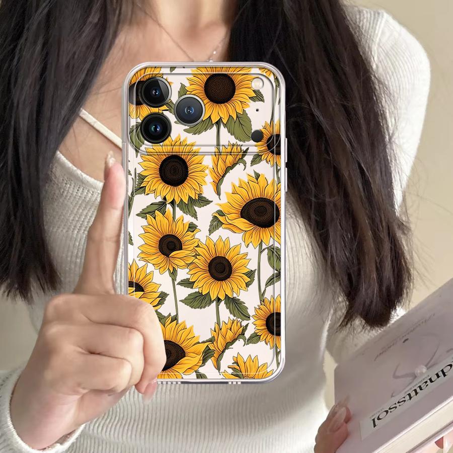 귀여운 해바라기 패턴 케이스 (애플 아이폰 17 프로  - Phone Cases Iphone 15 리뷰 및 가격