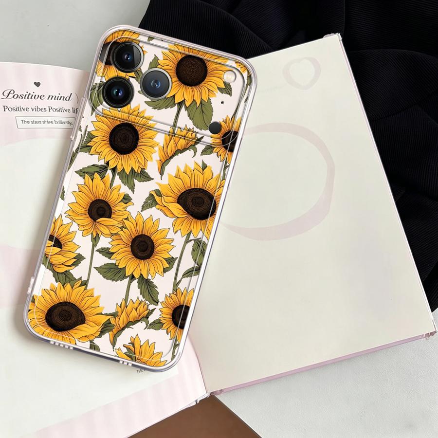 귀여운 해바라기 패턴 케이스 (애플 아이폰 17 프로  - Phone Cases Iphone 15 리뷰 및 가격