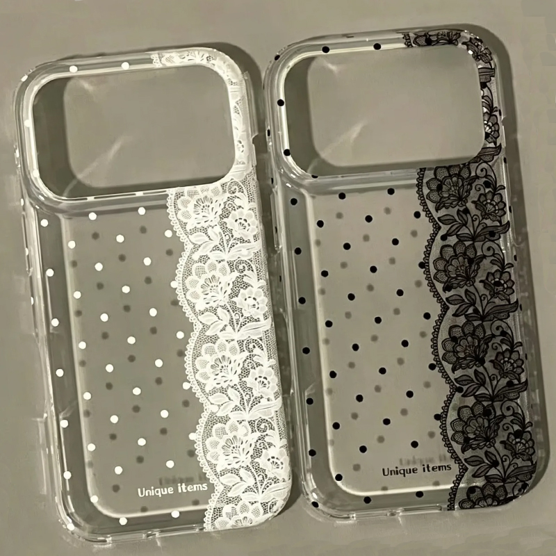 앤틱 아트 빈티지 레이스 장미 물방울 무늬 폰 케이스  - Phone Cases Drawing 리뷰 및 가격