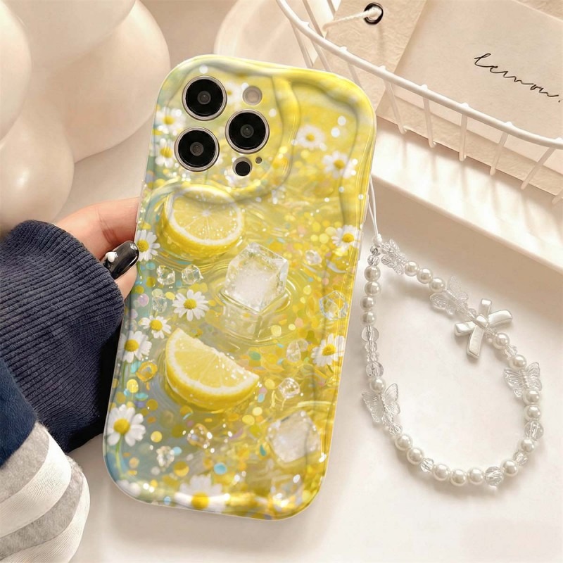 유화 레몬꽃 얼음 조각 디자인 삼성 S25 S26 S2 - Phone Cases Drawing 리뷰 및 가격
