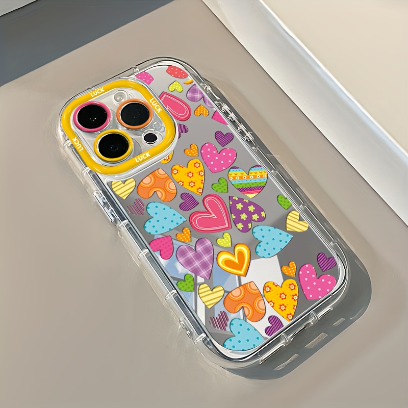 화려한 하트 메이크업 거울 디자인 폰 케이스 (아이폰  - Phone Cases Trendy 리뷰 및 가격