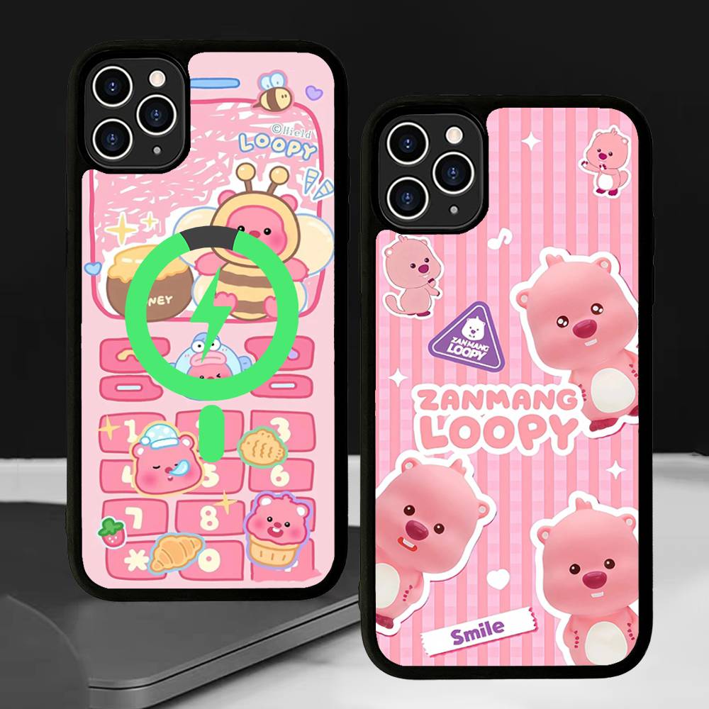 한국산 자망 L-루피 마그세이프 마그네틱 무선 휴대폰  - Phone Cases Loopy 리뷰 및 가격