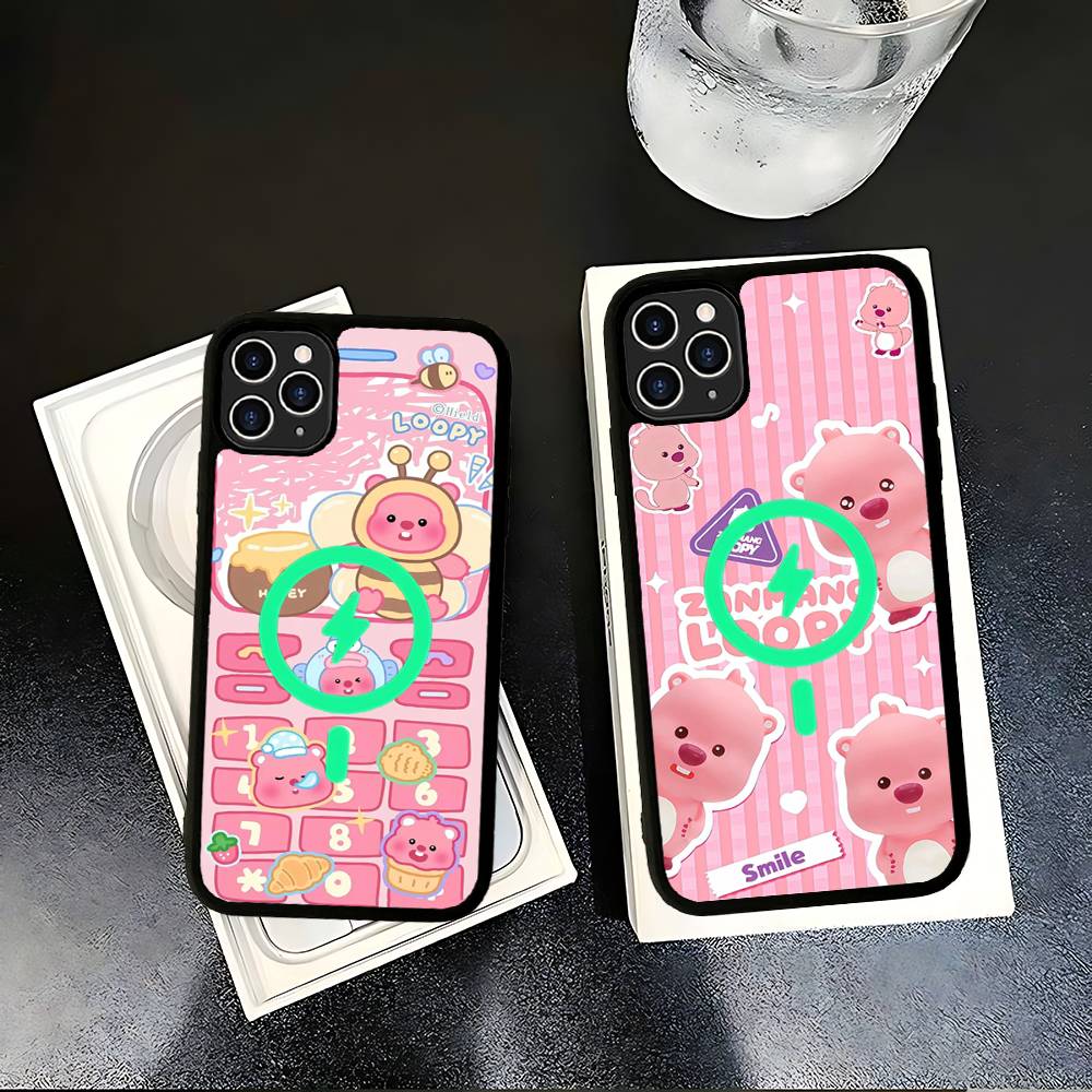 한국산 자망 L-루피 마그세이프 마그네틱 무선 휴대폰  - Phone Cases Loopy 리뷰 및 가격