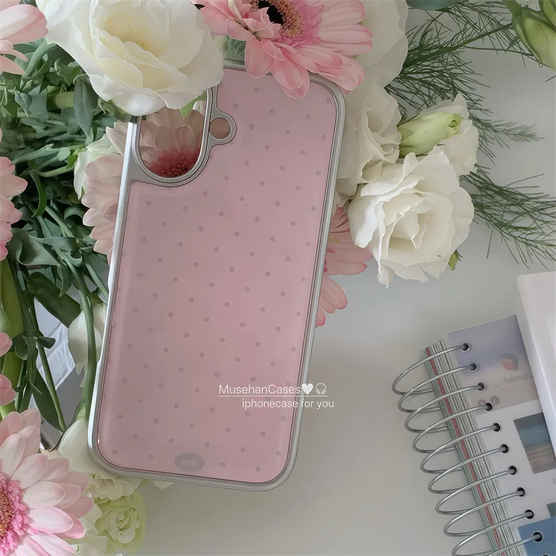 한국 인스 크림 핑크 물방울 무늬 아트 패션 만화 창의 - Phone Cases Drawing 리뷰 및 가격