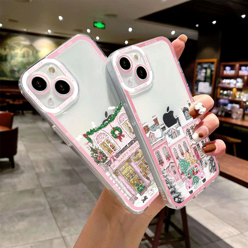 겨울 신년 크리스마스 거리 풍경 휴대폰 케이스 샤오미  - Phone Cases Redmi 리뷰 및 가격