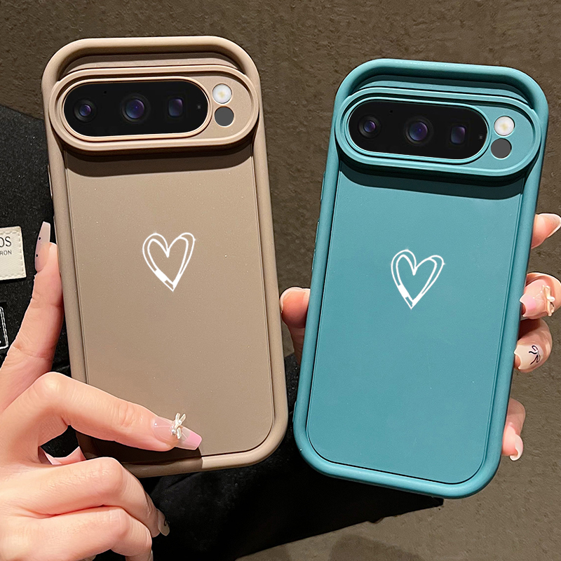 심플 러브 패턴 소프트 케이스 구글 픽셀 10 9 8  - Phone Cases Google Pixel 9A 리뷰 및 가격