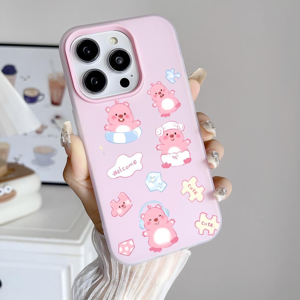 젤리같은 2 in 1 듀얼 레이어 도파민 폰 케이스,  - Phone Cases Loopy 리뷰 및 가격