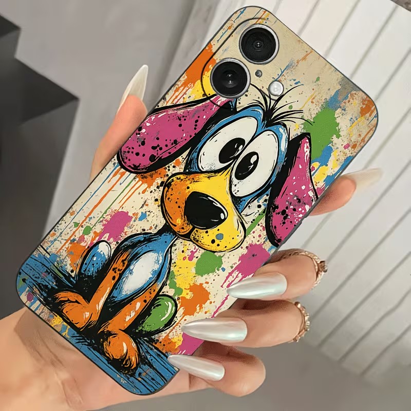 그래피티 컬러 강아지 TPU 폰 케이스 (아이폰 17, - Phone Cases Bulk 리뷰 및 가격