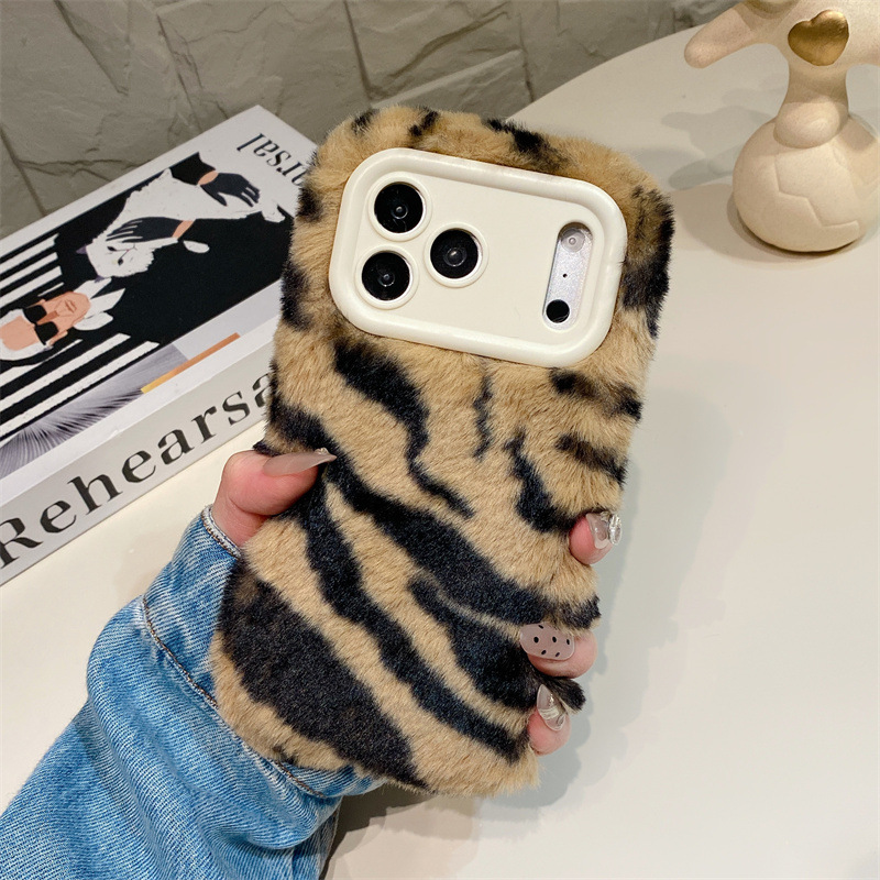 럭셔리 지브라 패턴 플러시 폰 케이스 (아이폰 17 에 - Phone Cases Iphone 15 리뷰 및 가격