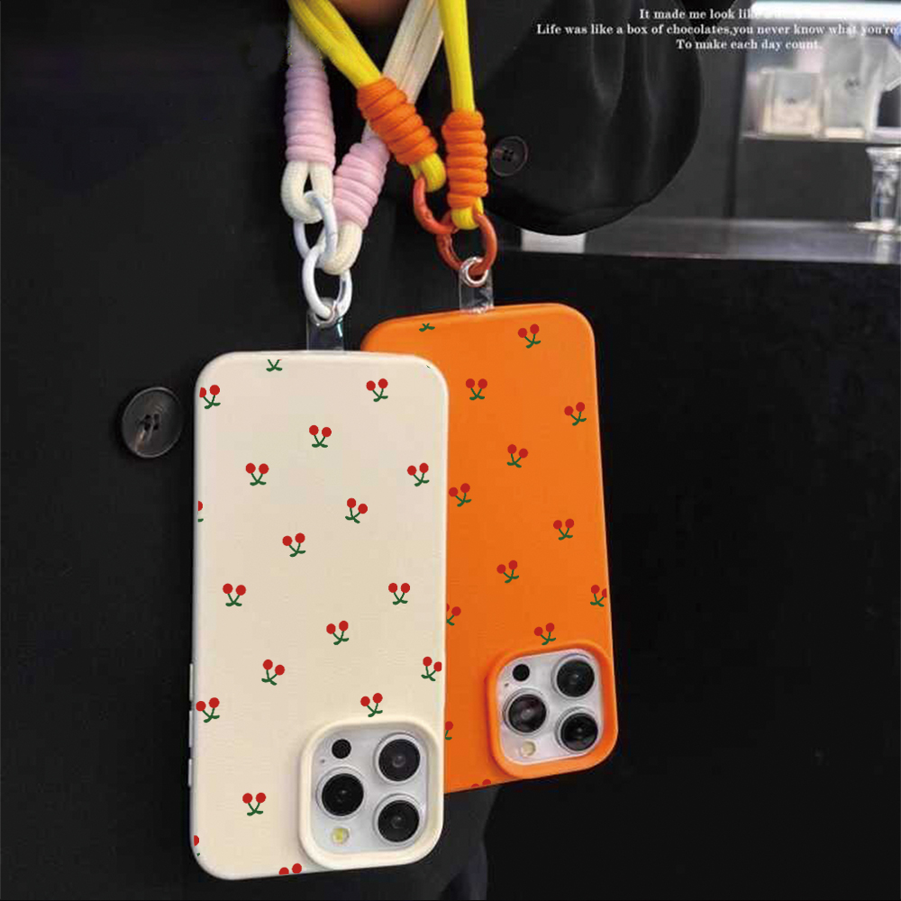 리틀 체리 스트랩 로프 폰 케이스 아이폰 17 16 1 - Phone Cases With Straps 리뷰 및 가격