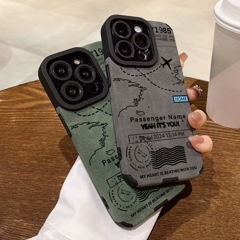 비행기 비행 경로 디자인 럭셔리 가죽 양가죽 충격 방지 - Phone Cases Aviation 리뷰 및 가격
