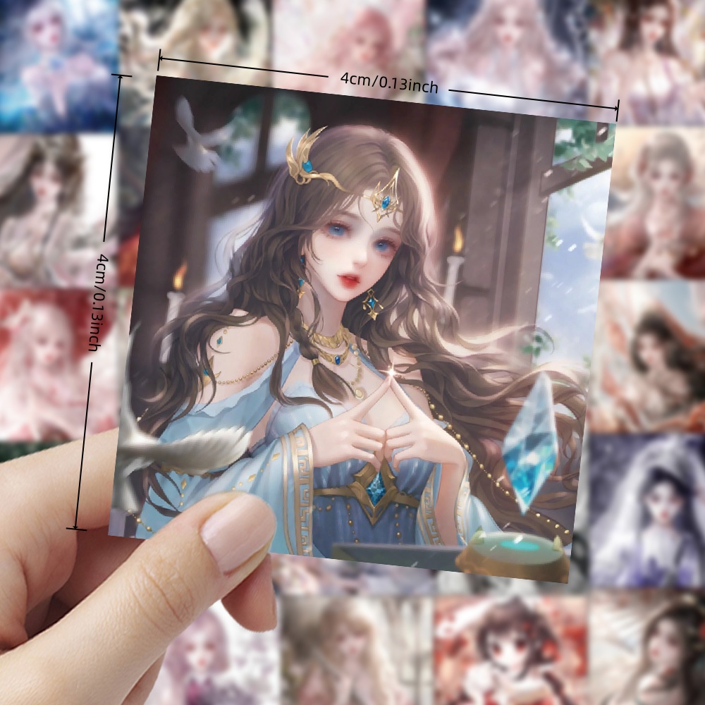 고대 스타일 소녀 만화 방수 스티커 60개, 휴대폰 케 - Phone Cases You Can Design 리뷰 및 가격