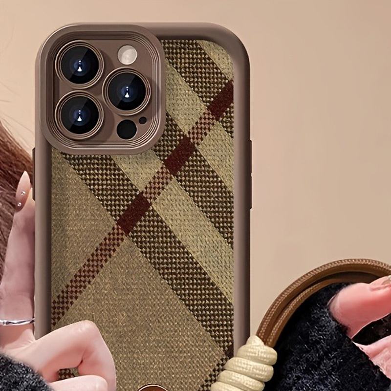 브라운 스트라이프 랜야드 스트랩 로프 폰 케이스 삼성  - Phone Cases With Straps 리뷰 및 가격