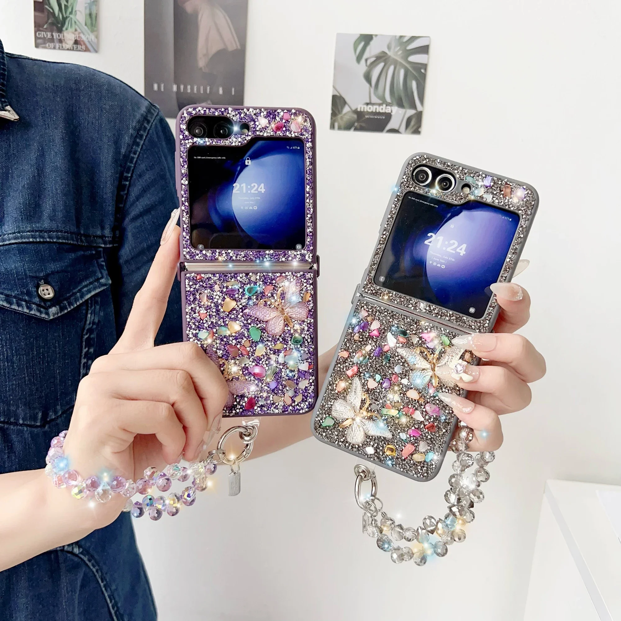 삼성 갤럭시 Z 플립 7 6 5 4 3 플립7 플립6  - Phone Cases With Straps 리뷰 및 가격