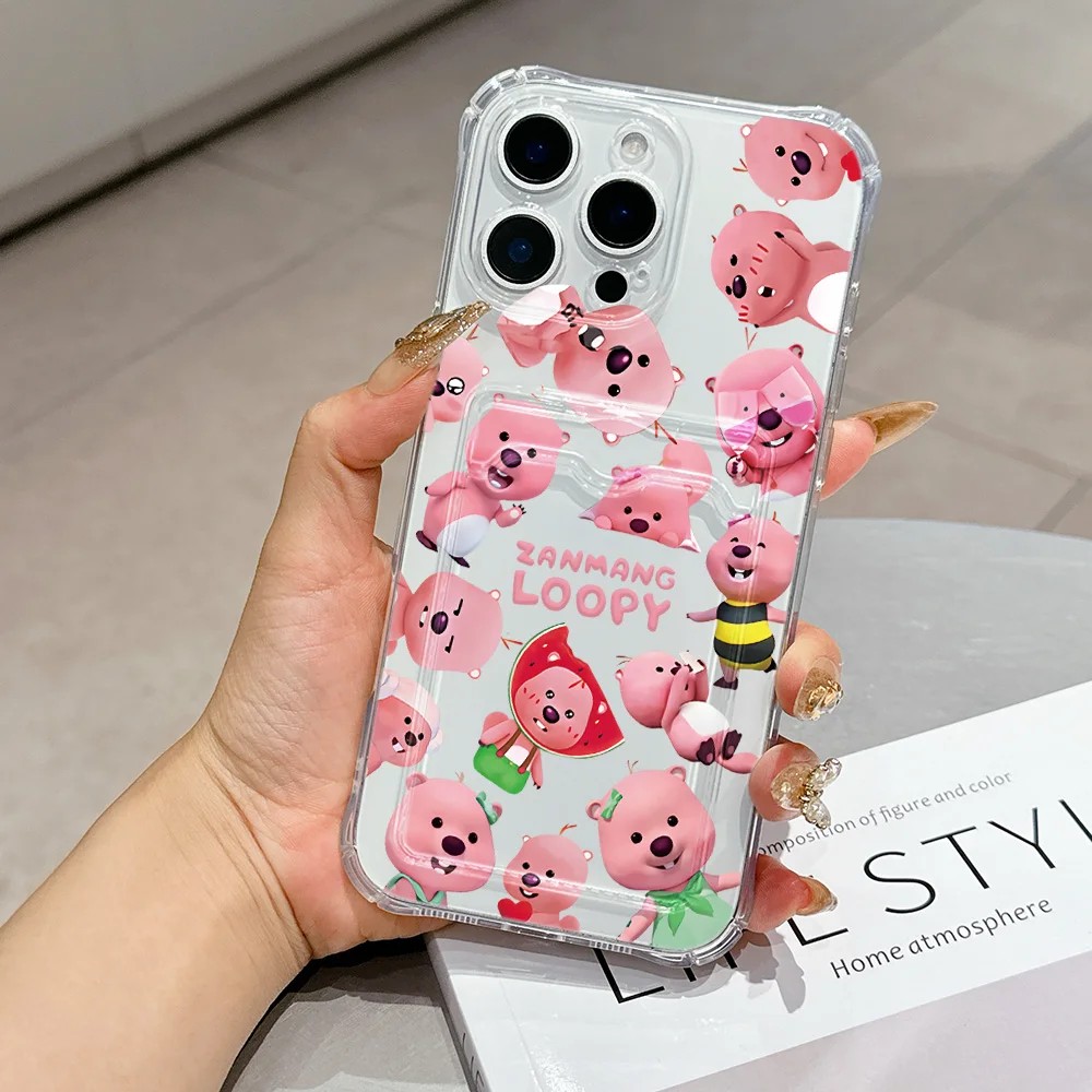 귀여운 만화 L-루피 카드 수납 폰 케이스 (삼성 갤럭 - Phone Cases Loopy 리뷰 및 가격