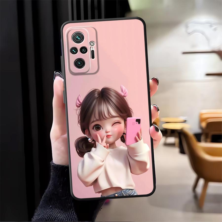 만화 소녀 패턴 푼다 폰 커버 케이스 (샤오미 레드미  - Phone Cases Redmi 리뷰 및 가격