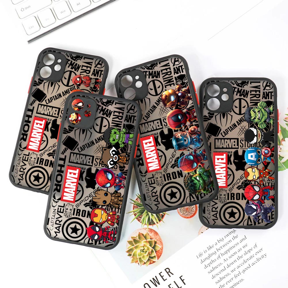 귀여운 마블 히어로즈 무광 반투명 케이스 아이폰 17E - Phone Cases Rugged 리뷰 및 가격