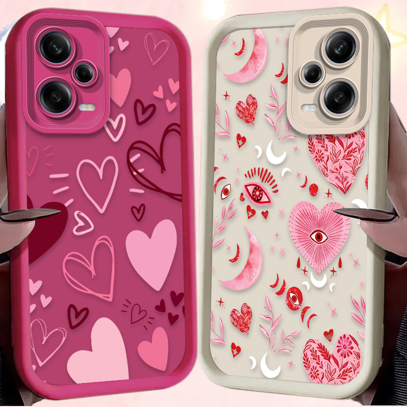핑크 하트 모양 샤오미 레드미 A5 A4 A3 A3X  - Phone Cases Redmi 리뷰 및 가격