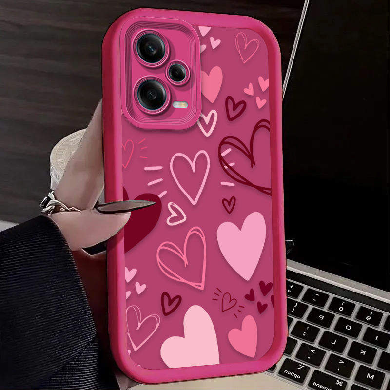 핑크 하트 모양 샤오미 레드미 A5 A4 A3 A3X  - Phone Cases Redmi 리뷰 및 가격