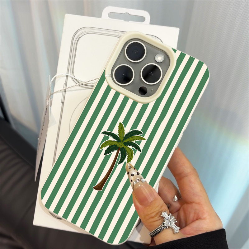 코코넛 나무 줄무늬 폰 케이스 아이폰 에어 XR XS  - Phone Cases Bulk 리뷰 및 가격