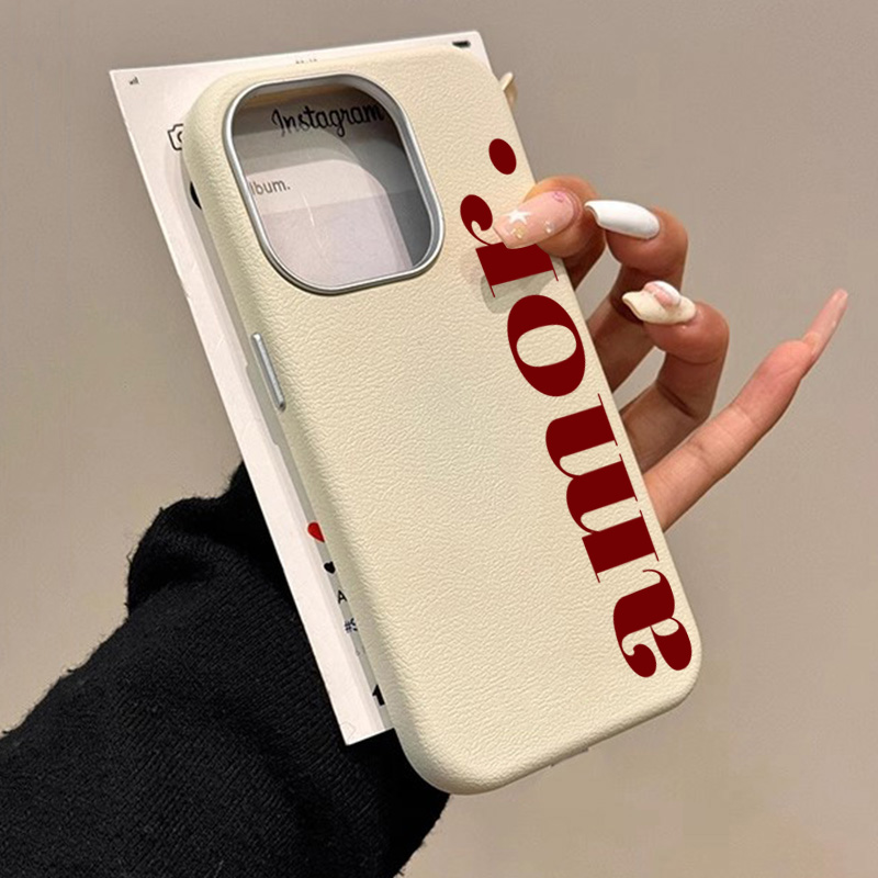 레드 아티스틱 레터 리치 패턴 폰 케이스 아이폰 17  - Phone Cases Drawing 리뷰 및 가격