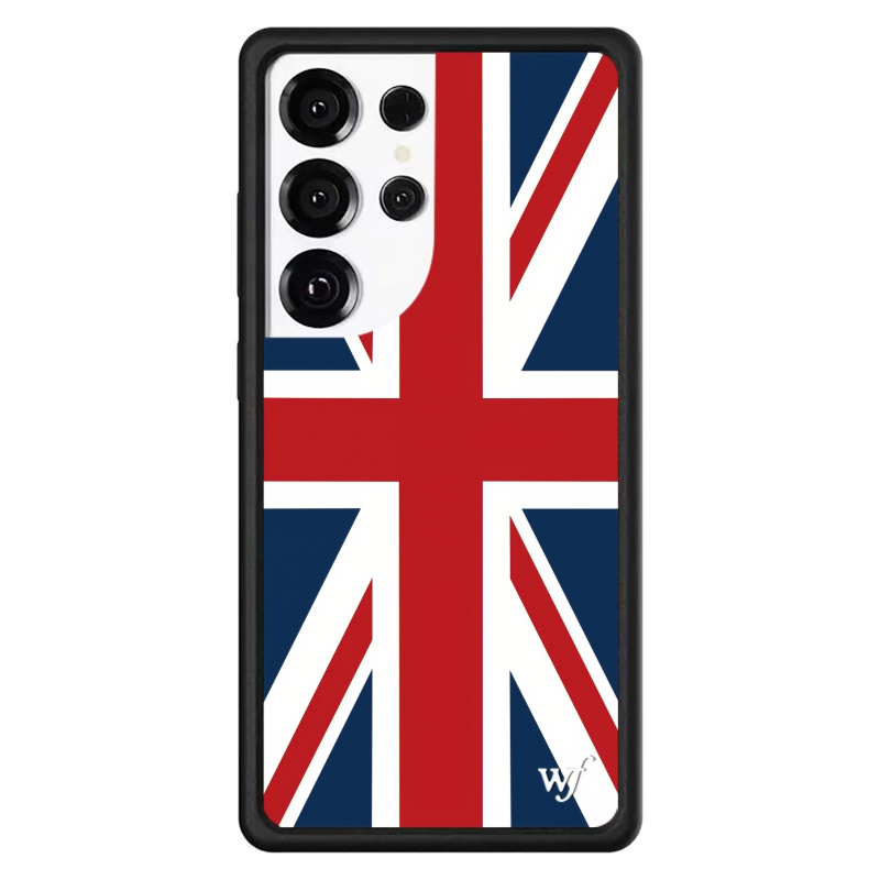  런던 영국 국기 와일드플라워 유니온 잭 디자인 삼성 - Phone Cases Uk Samsung 리뷰 및 가격