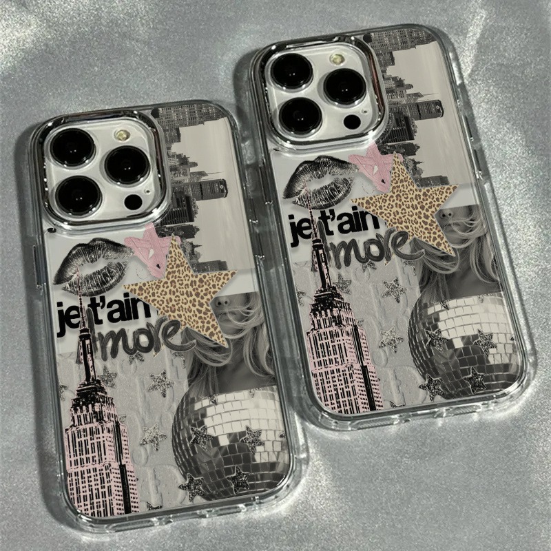 창의적인 레오파드 프린트 스타 라이트 볼 콜라주 고급  - Phone Cases You Can Design 리뷰 및 가격